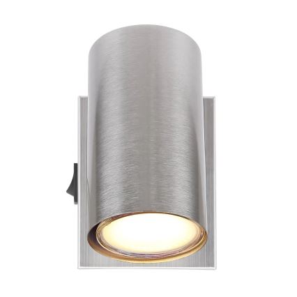 Globo - Sieninis akcentinis šviestuvas 1xGU10/25W/230V matinis chromas