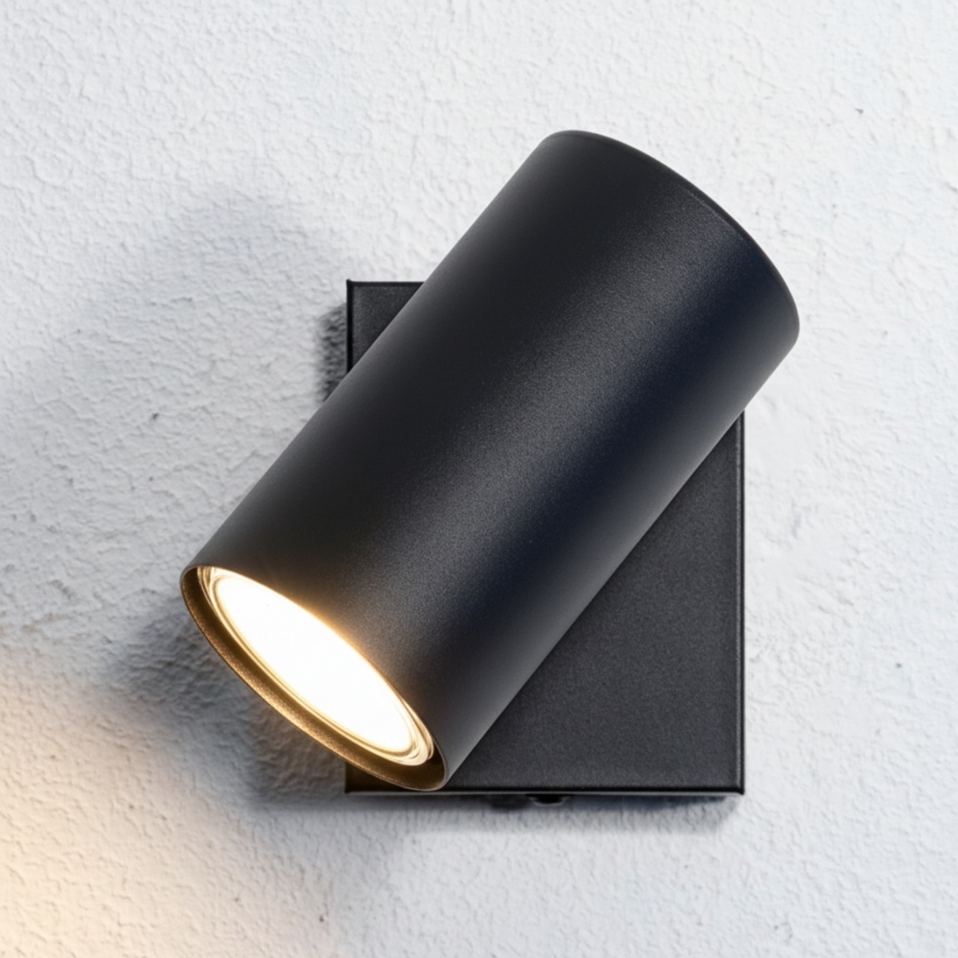 Globo - Sieninis akcentinis šviestuvas 1xGU10/25W/230V juodas