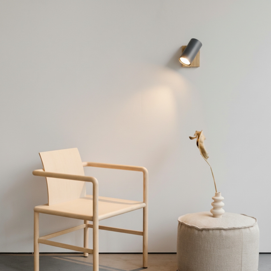 Globo - Sieninis akcentinis šviestuvas 1xGU10/25W/230V pilkas/rudas