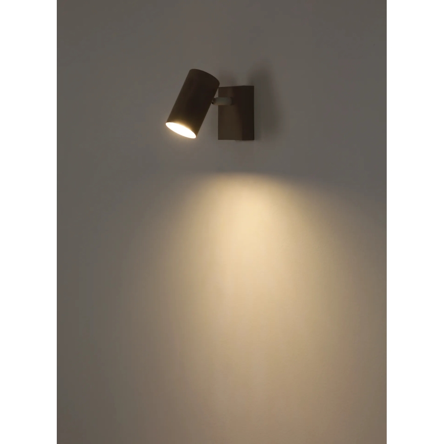 Globo - sieninis taškinis šviestuvas 1xGU10/35W/230V smėlio spalvos
