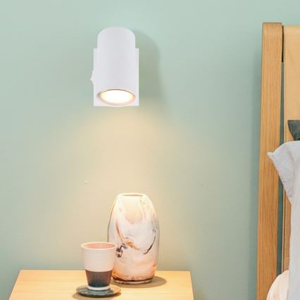 Globo - Sieninis akcentinis šviestuvas 1xGU10/25W/230V baltas