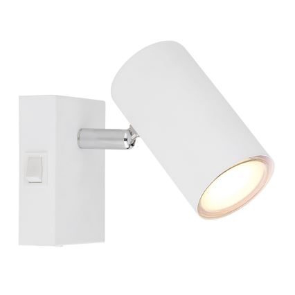 Globo - Sieninis akcentinis šviestuvas 1xGU10/25W/230V baltas