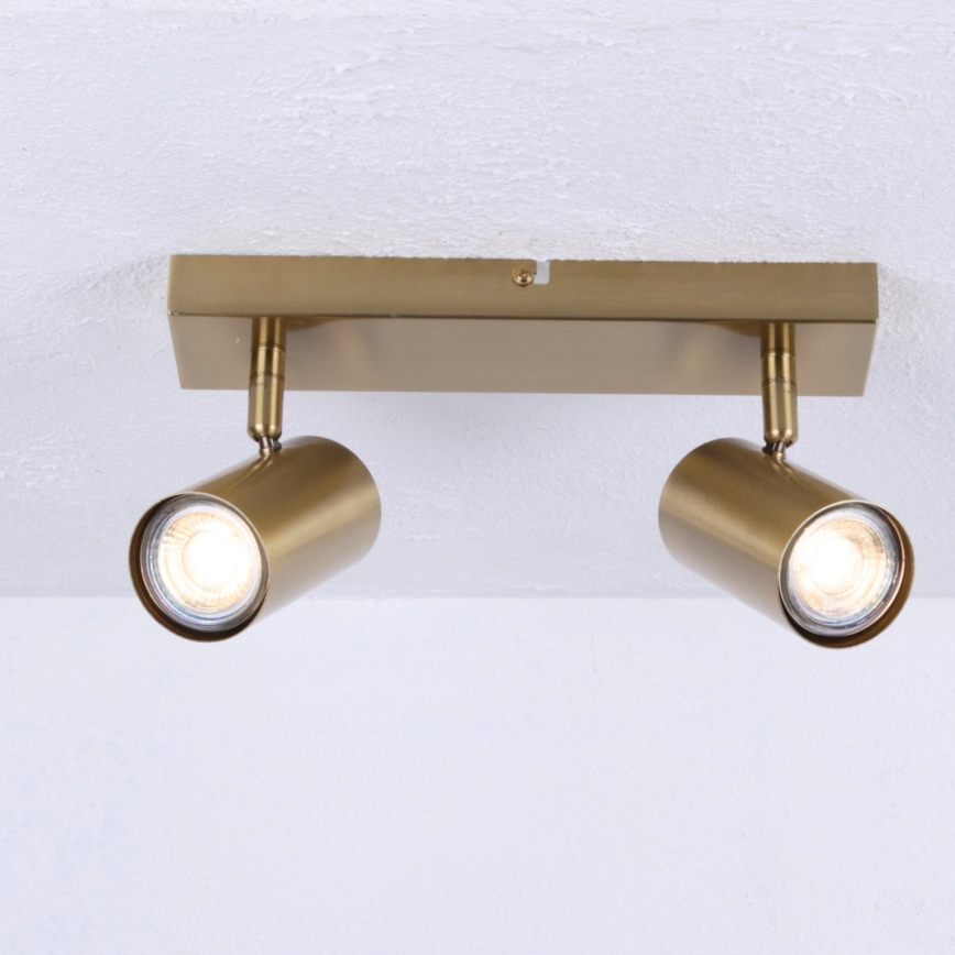 Globo - Akcentinis apšvietimas 2xGU10/35W/230V auksas