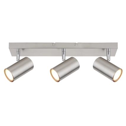 Globo - Taškinis šviestuvas 3xGU10/35W/230V matinis chromas