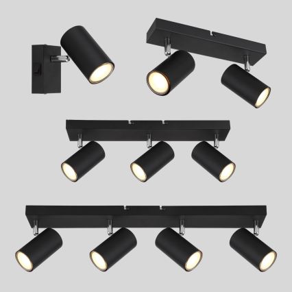 Globo - Akcentinis šviestuvas 3xGU10/35W/230V juodas