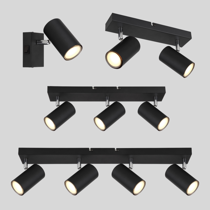Globo - Akcentinis šviestuvas 3xGU10/35W/230V juodas