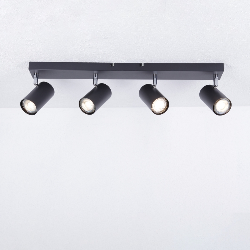 Globo - Akcentinis šviestuvas 4xGU10/35W/230V juodas