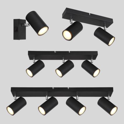 Globo - Akcentinis šviestuvas 4xGU10/35W/230V juodas