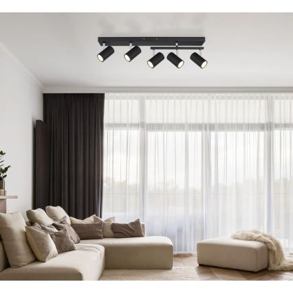 Globo - Akcentinis apšvietimas 5xGU10/35W/230V juoda