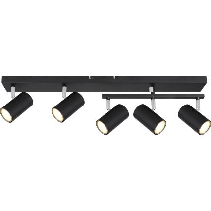 Globo - Akcentinis apšvietimas 5xGU10/35W/230V juoda