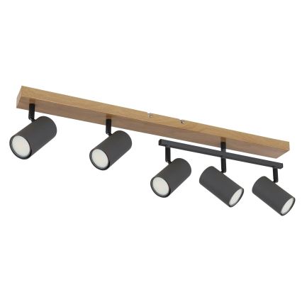 Globo - Akcentinis apšvietimas 5xGU10/35W/230V ruda/juoda