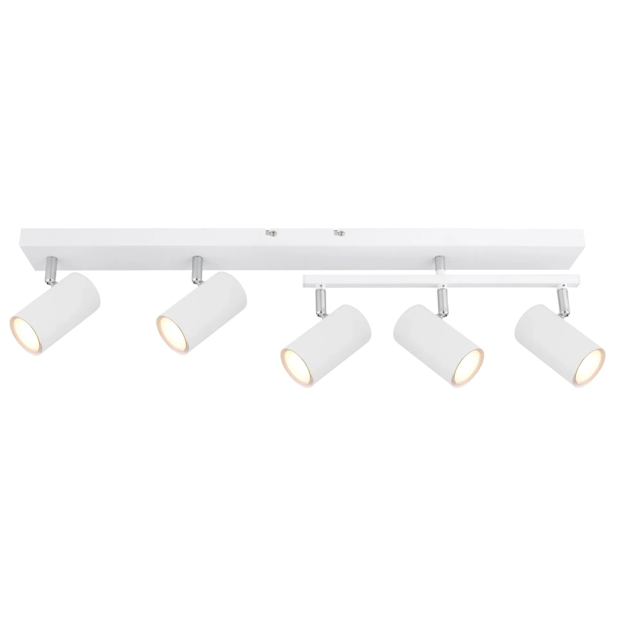 Globo - Akcentinis apšvietimas 5xGU10/35W/230V balta