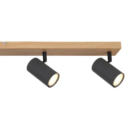 Globo - Akcentinis apšvietimas 6xGU10/35W/230V ruda/juoda
