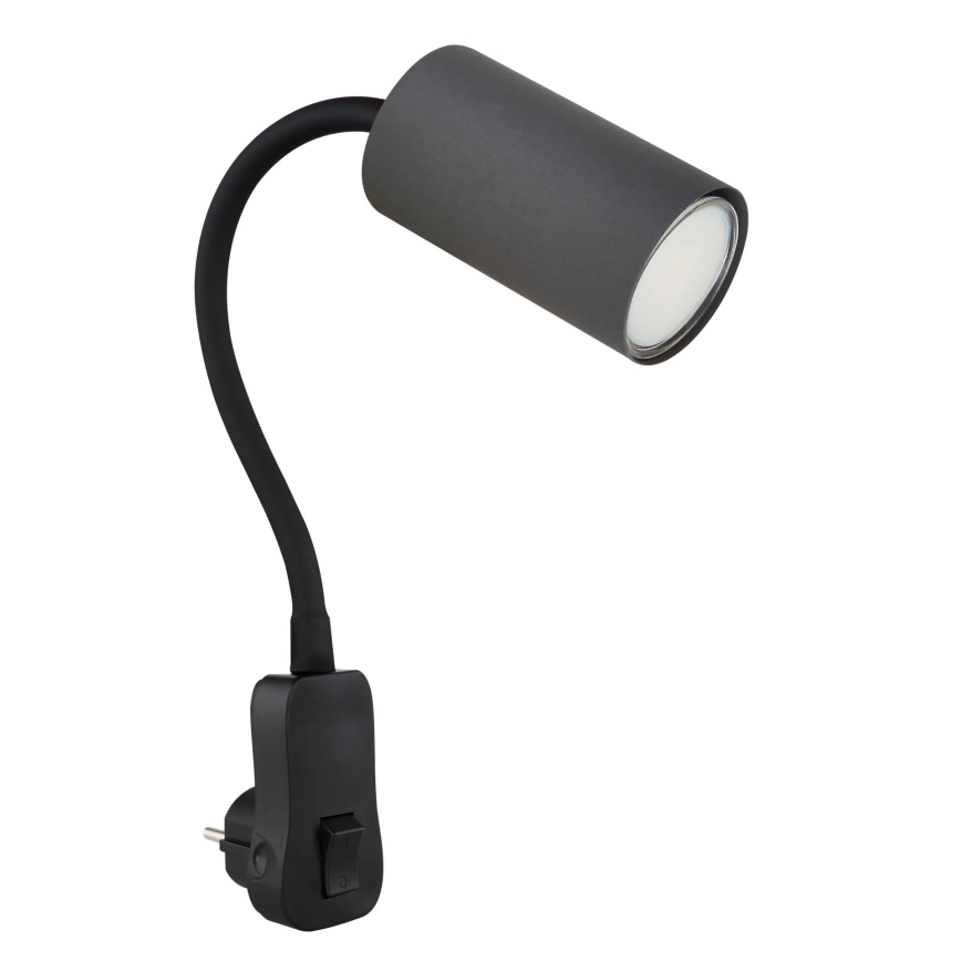 Globo - Kištukinis sieninis prožektorius 1xGU10/35W/230V juoda