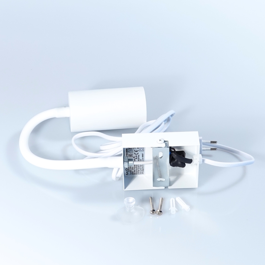 Globo – lankstus sieninis šviestuvas 1xGU10/25W/230V baltas