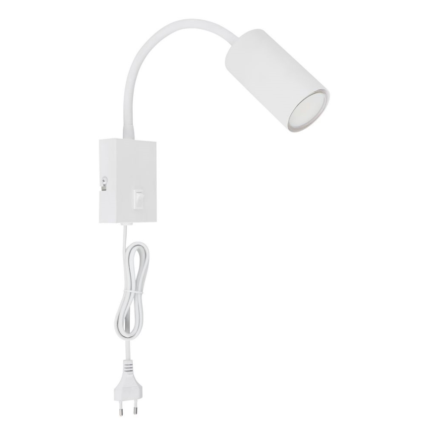 Globo – lankstus sieninis šviestuvas 1xGU10/25W/230V baltas
