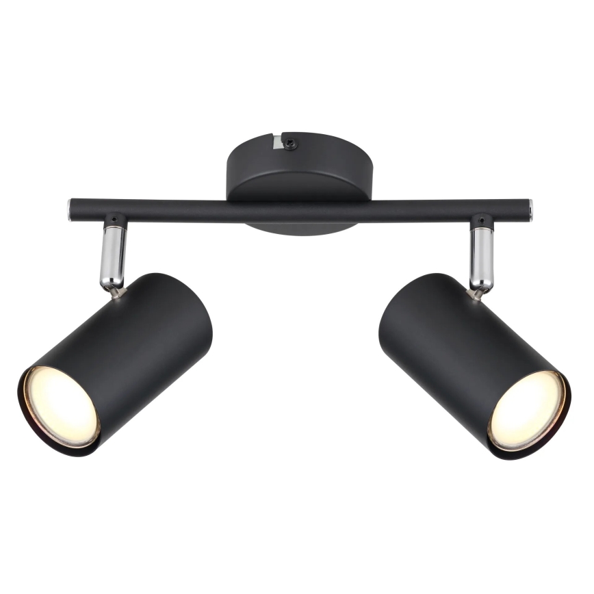 Globo - Akcentinis apšvietimas 2xGU10/25W/230V juoda