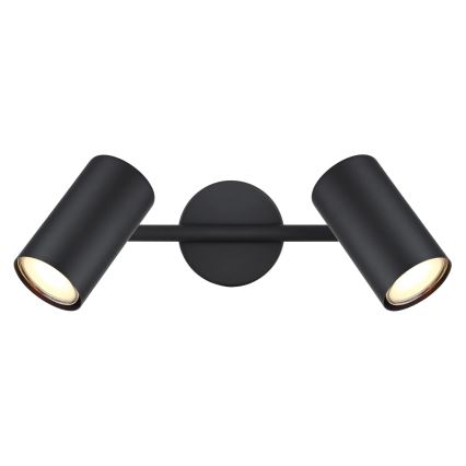 Globo - Akcentinis apšvietimas 2xGU10/25W/230V juoda