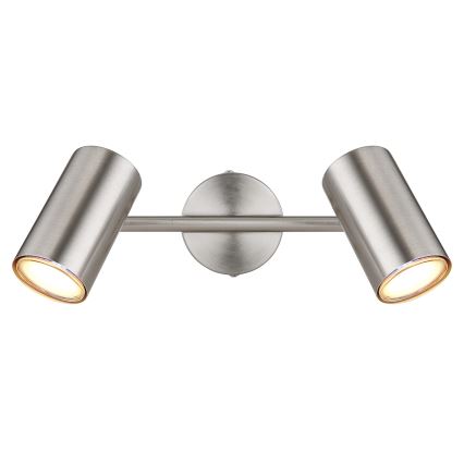 Globo - Akcentinis apšvietimas 2xGU10/25W/230V matinis chromas