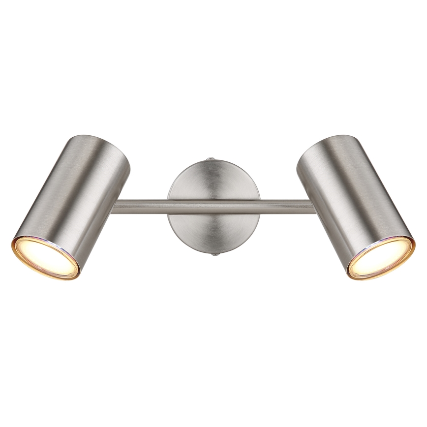 Globo - Akcentinis apšvietimas 2xGU10/25W/230V matinis chromas