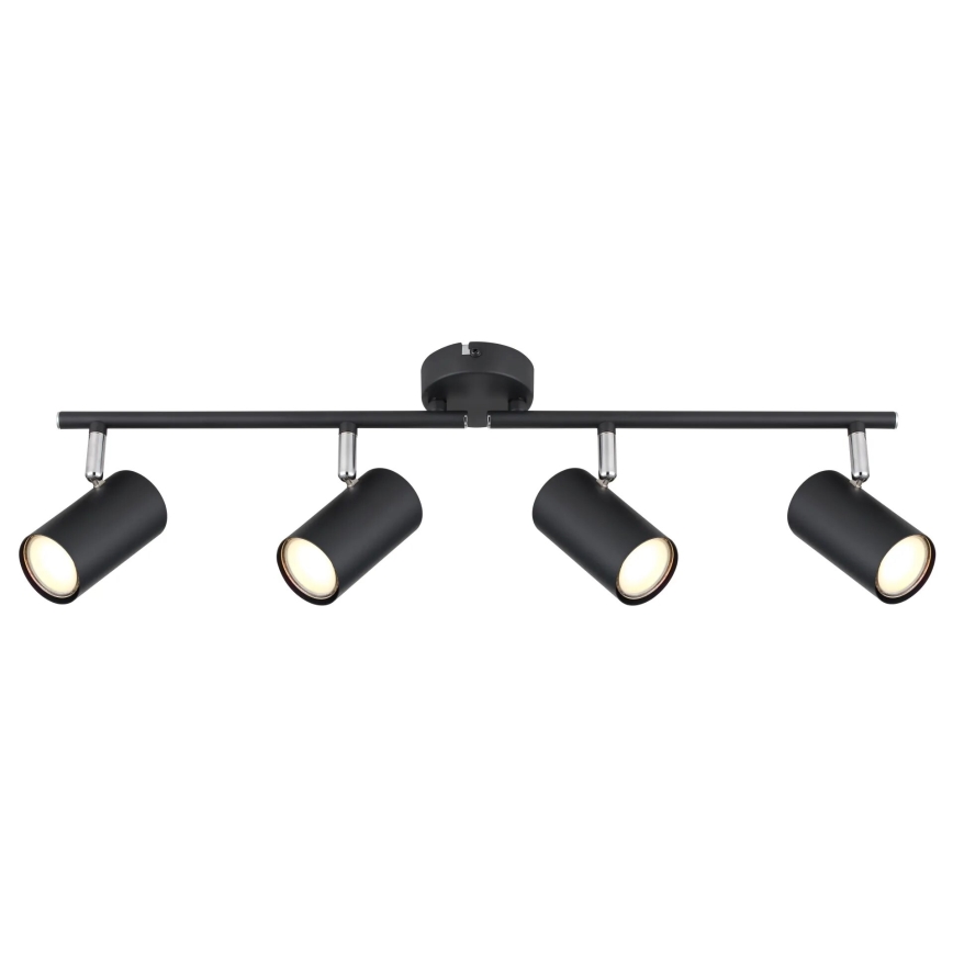 Globo - Akcentinis apšvietimas 4xGU10/25W/230V juoda