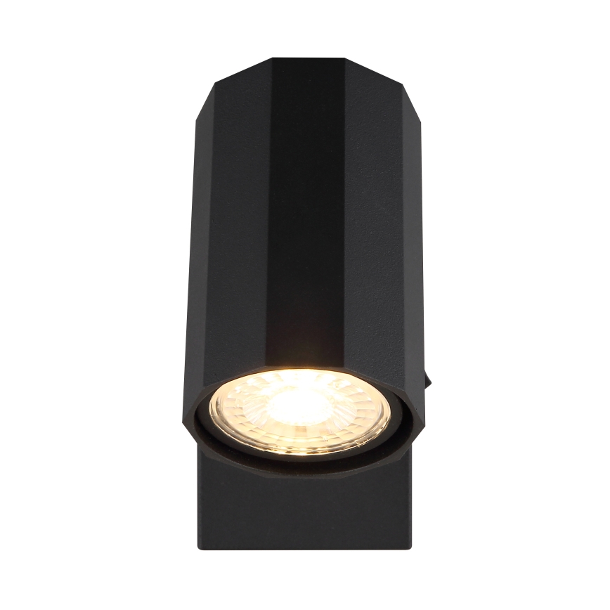 Globo - Sieninis akcentinis šviestuvas 1xGU10/25W/230V juoda
