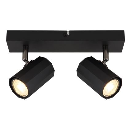 Globo - Akcentinis apšvietimas 2xGU10/25W/230V juoda