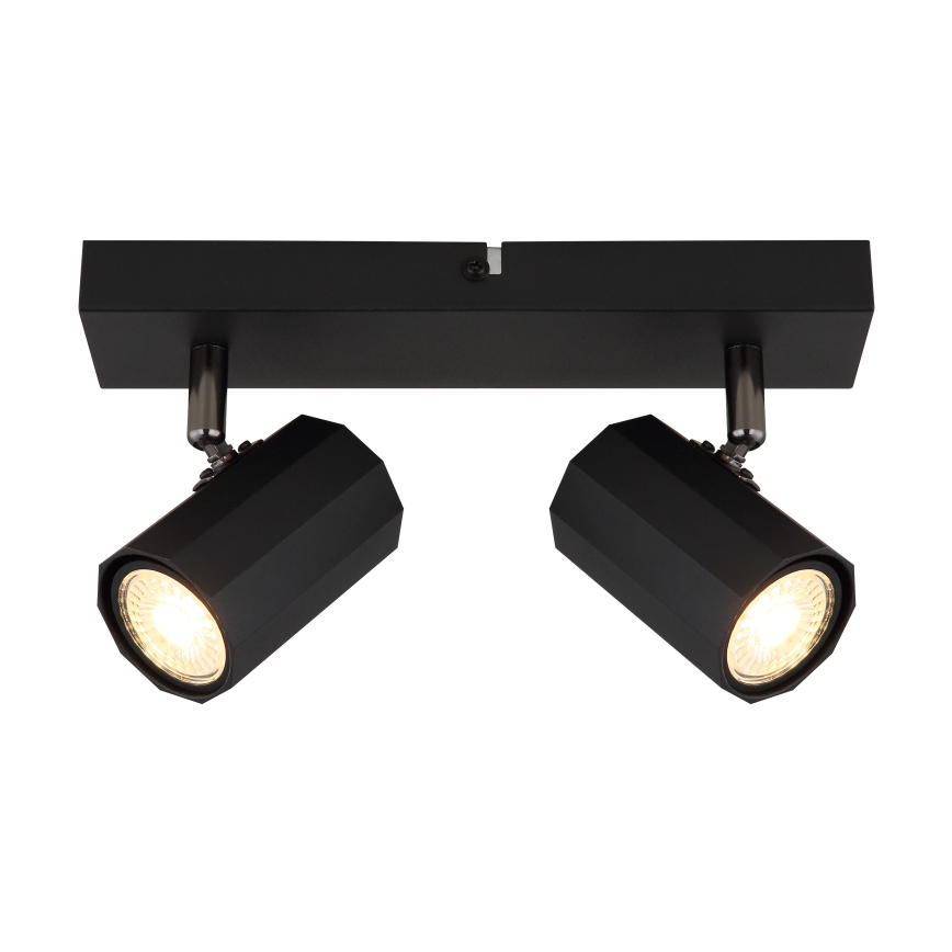 Globo - Akcentinis apšvietimas 2xGU10/25W/230V juoda
