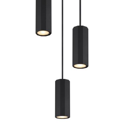 Globo - Pakabinamas sietynas 3xGU10/25W/230V juoda