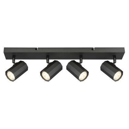 Globo - Akcentinis apšvietimas 4xGU10/25W/230V juoda