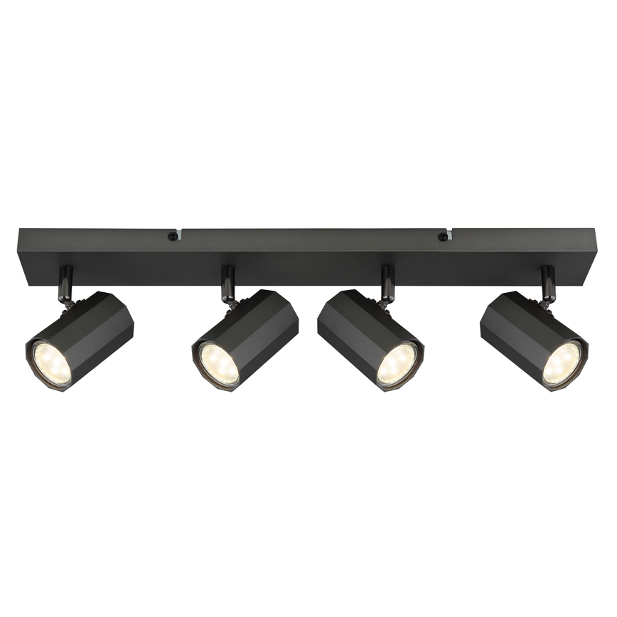 Globo - Akcentinis apšvietimas 4xGU10/25W/230V juoda