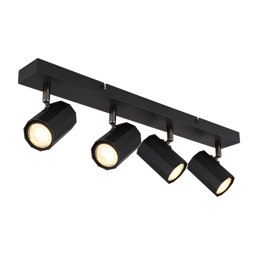 Globo - Akcentinis apšvietimas 4xGU10/25W/230V juoda
