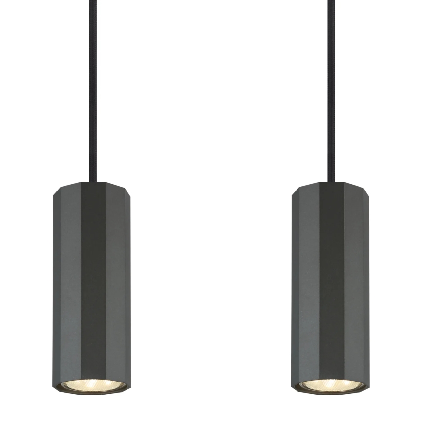 Globo - Pakabinamas sietynas 4xGU10/25W/230V juoda