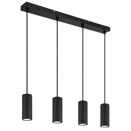 Globo - Pakabinamas sietynas 4xGU10/25W/230V juoda