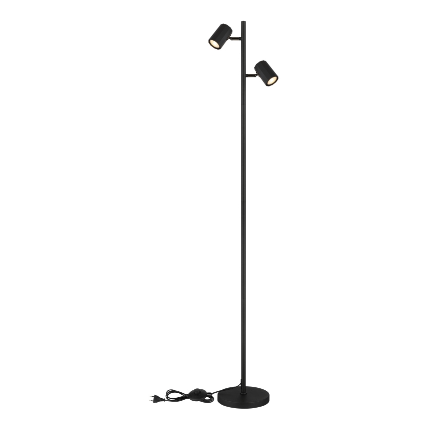 Globo - Toršeras 2xGU10/5W/230V juoda