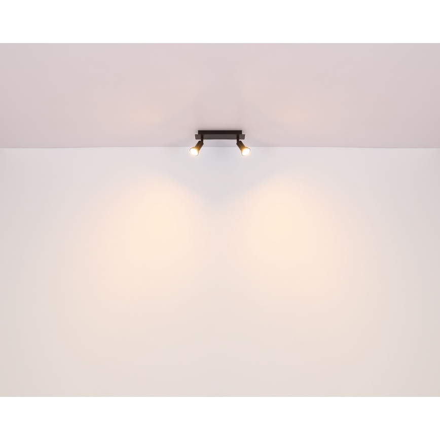 Globo - Akcentinis apšvietimas 2xGU10/35W/230V juoda
