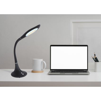 Globo - LED Pritemdomas jutiklinė lankstus Stalinis šviestuvas LED/9W/230V 3000/4500/6500K juoda