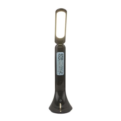 Globo - LED Pritemdomas įkraunamas stalinis šviestuvas su ekranas LED/4W/230V 2200 mAh juoda