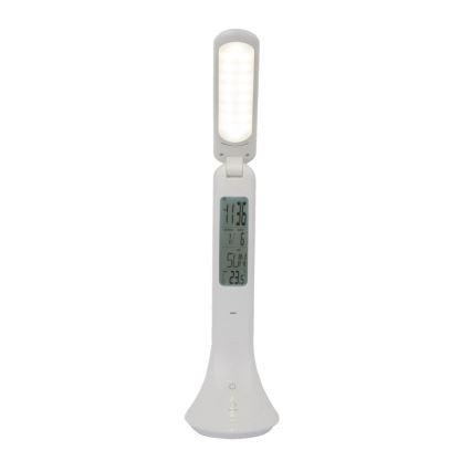 Globo - LED Pritemdomas įkraunamas stalinis šviestuvas su ekranas LED/4W/230V 2200 mAh balta