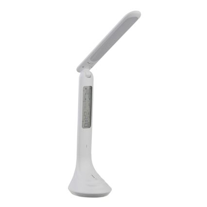 Globo - LED Pritemdomas įkraunamas stalinis šviestuvas su ekranas LED/4W/230V 2200 mAh balta