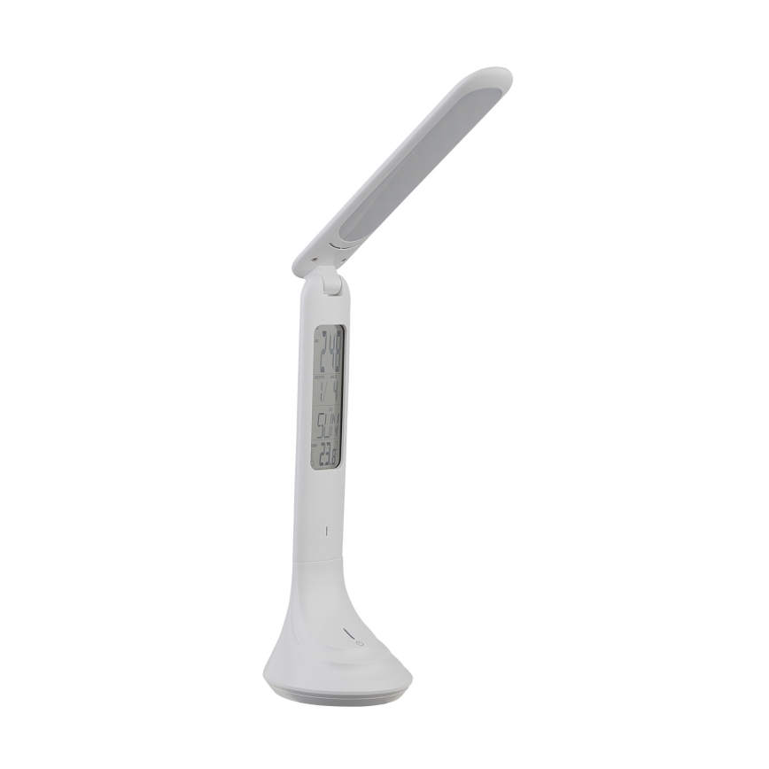Globo - LED Pritemdomas įkraunamas stalinis šviestuvas su ekranas LED/4W/230V 2200 mAh balta
