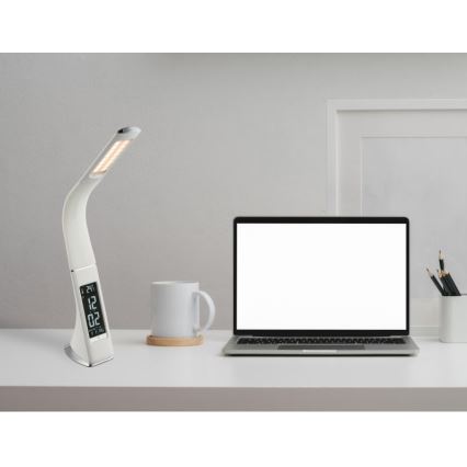 Globo - dimeriuojama jutiklinė stalinė lempa su ekranu LED/6,5W/230V 3000/4500/5800K balta