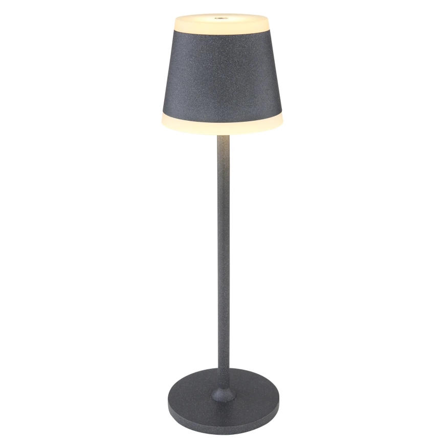 Globo - LED Pritemdoma įkraunama jutiklinė stalinė lempa LED/4,6W/3,7V 3000K 1800mAh pilka IP54