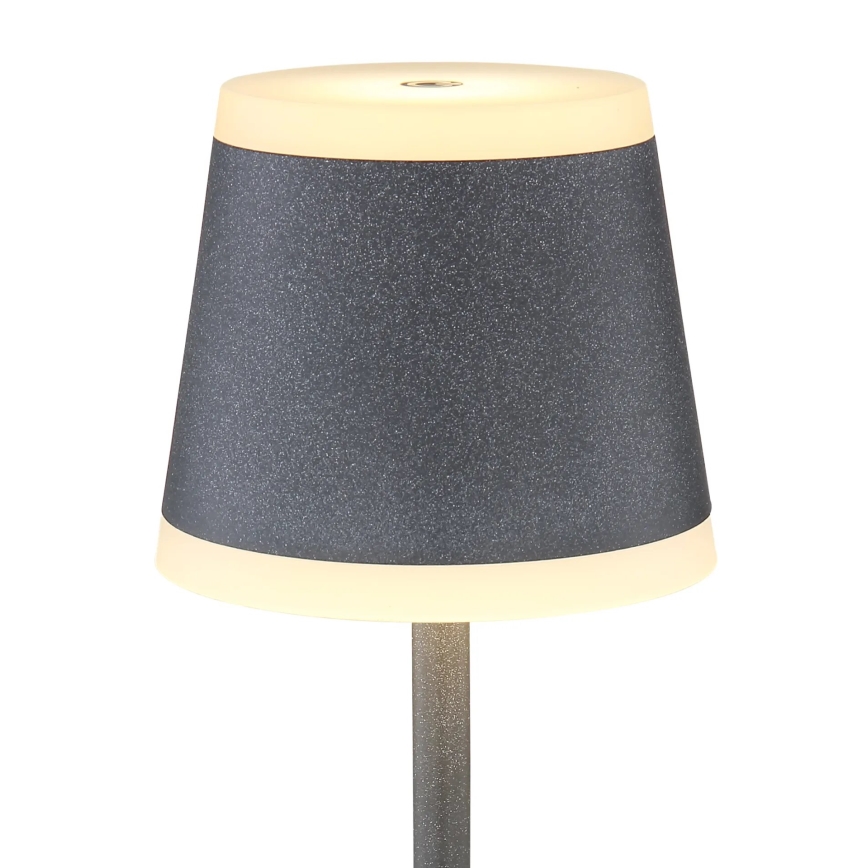 Globo - LED Pritemdoma įkraunama jutiklinė stalinė lempa LED/4,6W/3,7V 3000K 1800mAh pilka IP54