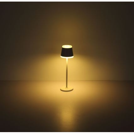 Globo - LED Pritemdoma įkraunama jutiklinė stalinė lempa LED/4,6W/230V 1800 mAh USB IP54 balta