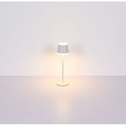 Globo - LED Pritemdoma įkraunama jutiklinė stalinė lempa LED/4,6W/230V 1800 mAh USB IP54 balta