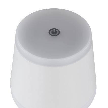 Globo - LED Pritemdoma įkraunama jutiklinė stalinė lempa LED/4,6W/230V 1800 mAh USB IP54 balta