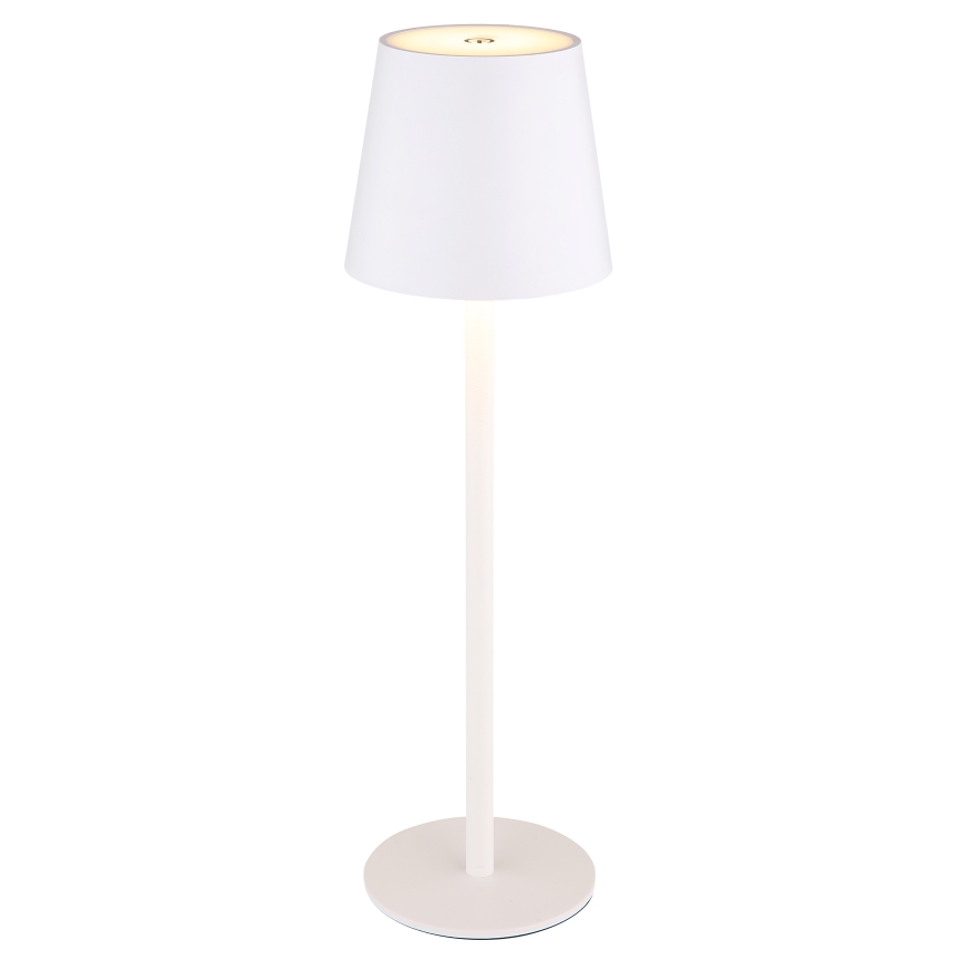 Globo - LED pritemdoma jutiklinė lauko lempa  LED/3W/3,7V IP44 1800 mAh USB balta