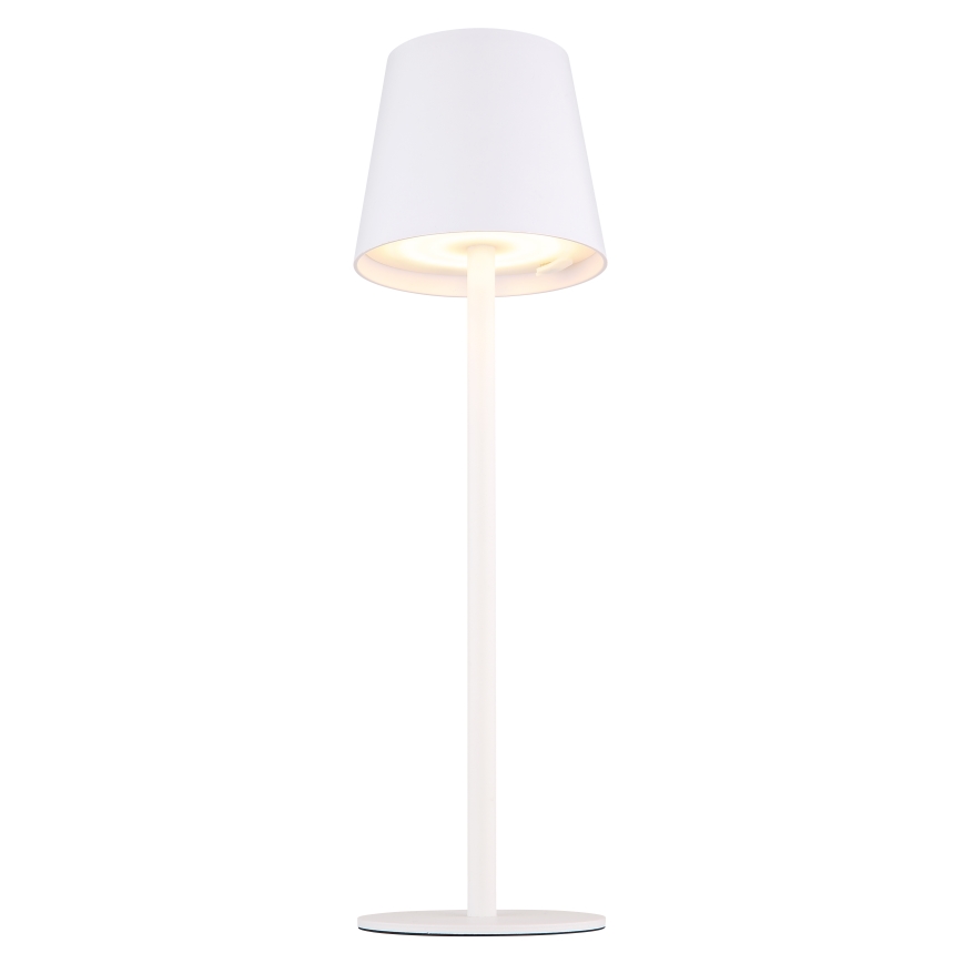 Globo - LED pritemdoma jutiklinė lauko lempa  LED/3W/3,7V IP44 1800 mAh USB balta