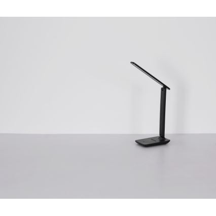 Globo - LED įkraunama stalinė lempa su lietimui jautriu reguliatoriumi LED/5W/5V 2700/4000/6500K 1800 mAh juoda